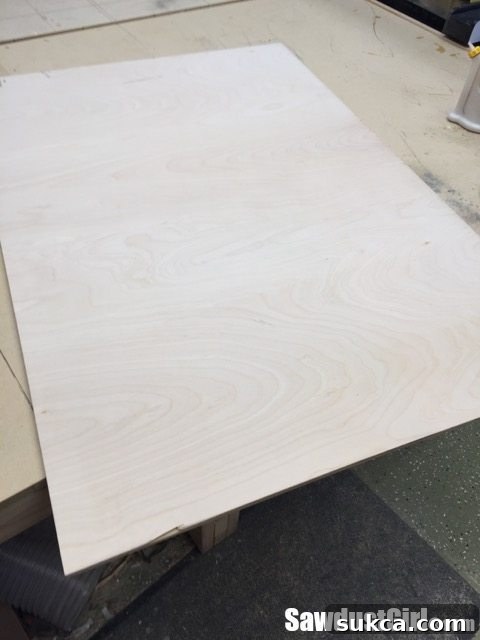 An Easy Guide to Building DIY Sliding Doors for Cabinets - 1/4" plywood for base of sliding cabinet doors