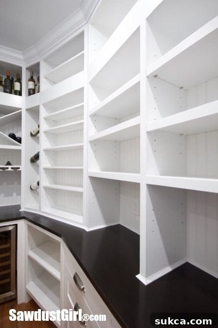 Pantry Shelving Detail