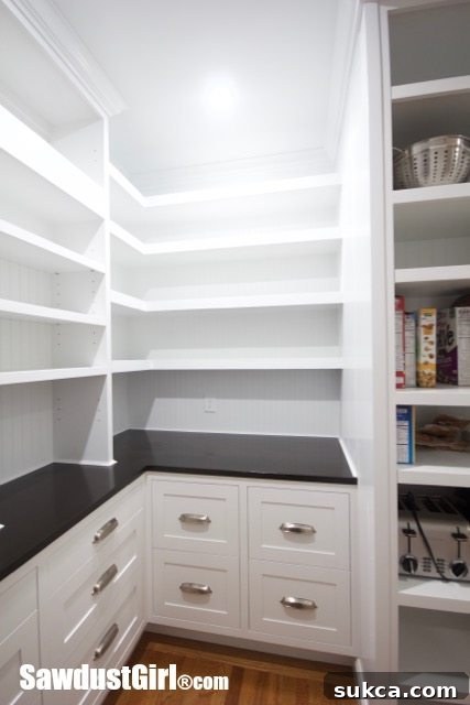 Pantry Corner with Countertop