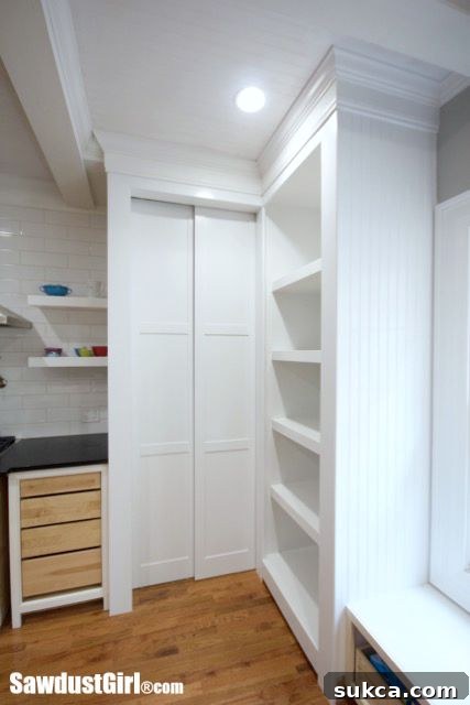 Pantry Pocket Doors Entrance