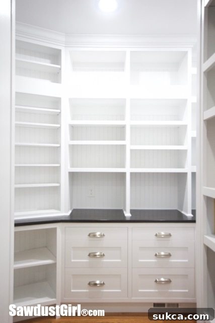 Detailed View of Pantry Interior