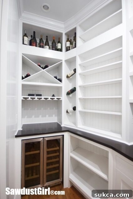 Wine Storage in Pantry