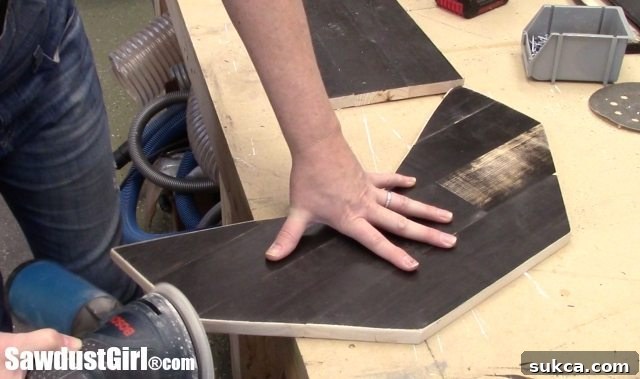 Unique Pallet Wood Arrow Tail Embracing the unique 'whale tail' design for a reclaimed wood arrow