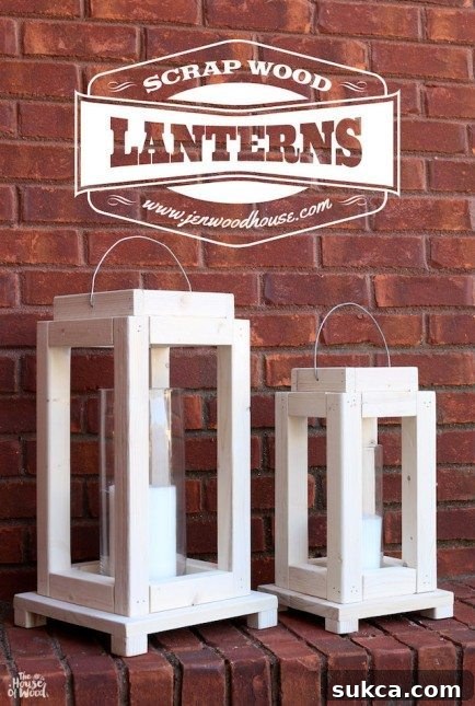 Scrap Wood Lanterns