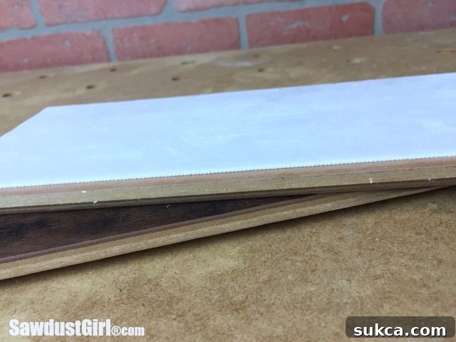 Pergo laminate flooring with attached underlayment