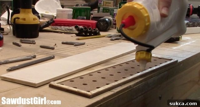 Drawer storage and organizer for driver bits.