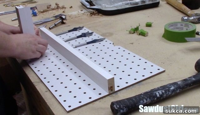Adjustable Pegboard Drawer Organizer