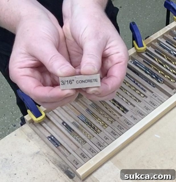 Storage for Rarely Used Drill Bits