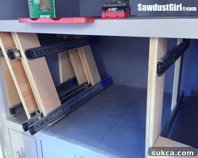 How to Install Vertical Storage Drawers