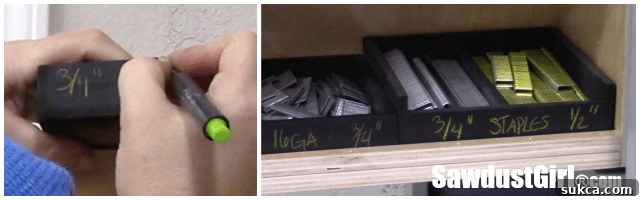 Chalkboard Labels for Flexibility MDF Boxes with Chalkboard Paint for Labels