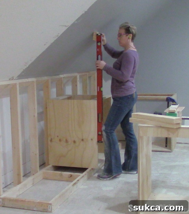 Design Re-evaluation Considering the trade-off between floor space and upper cabinet height in the craft room