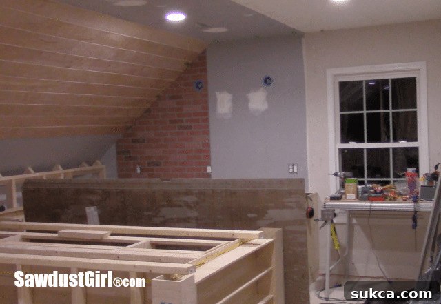 How to create a faux brick and plaster wall.