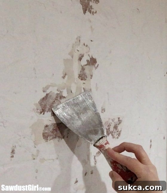 How to create a faux brick and plaster wall.