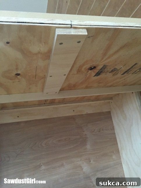 Building Countertops in place