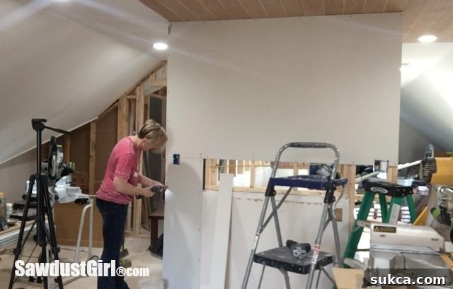 Craft Room Update Craft Room Update - Drywall and Planning