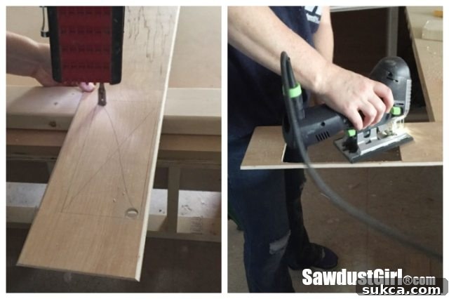 Jigsaw for light and vent cutouts Cutting a hole for a light fixture with a jigsaw