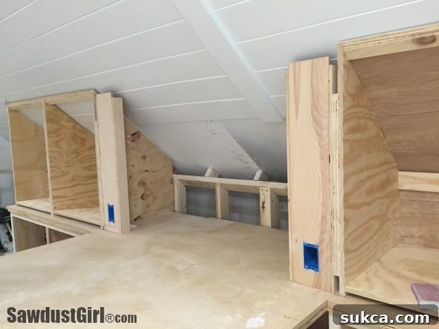 Building Angled Cabinets