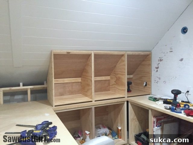 Building Angled Cabinets