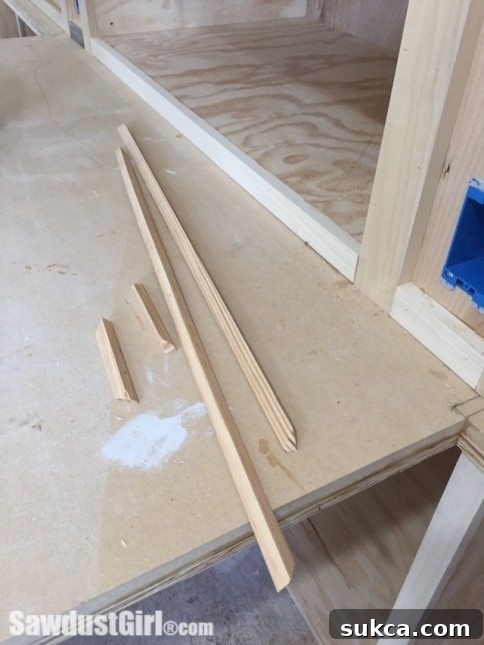 Elevating Faceframe Columns with Decorative Trim 5 Adding Trim To Faceframe Columns