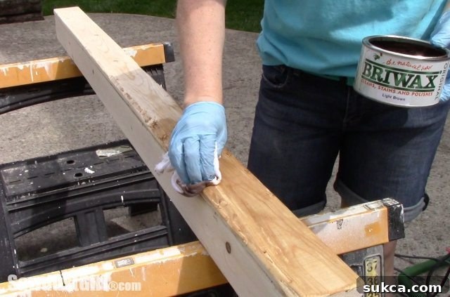 Briwax Finishing for Faux Beams Finishing a Faux Reclaimed Beam with Briwax
