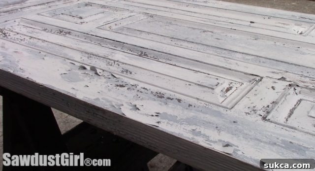 Weathered Wonders: Distressed Studio Barn Door 17 How to create a Chippy Paint finish with air
