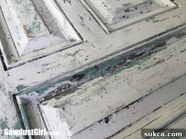 Weathered Wonders: Distressed Studio Barn Door 24 How to create a Chippy Paint finish with wax