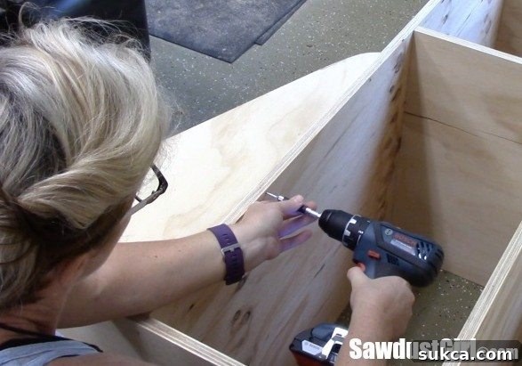 Wes supporting a DIY project with Bosch tools