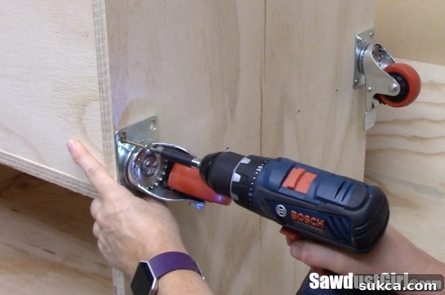 Bosch impact driver in action, showing its compact size