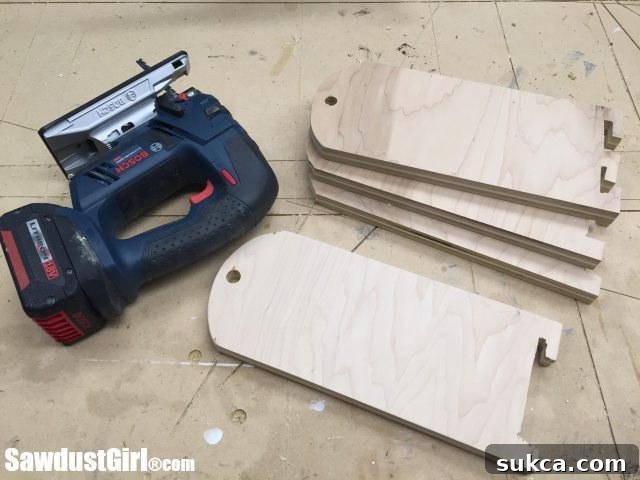 Vertical Wood Storage shelf brackets