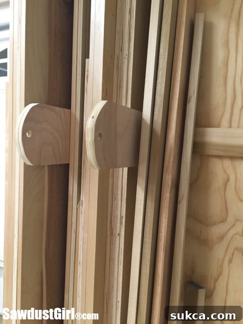 garage lumber storage