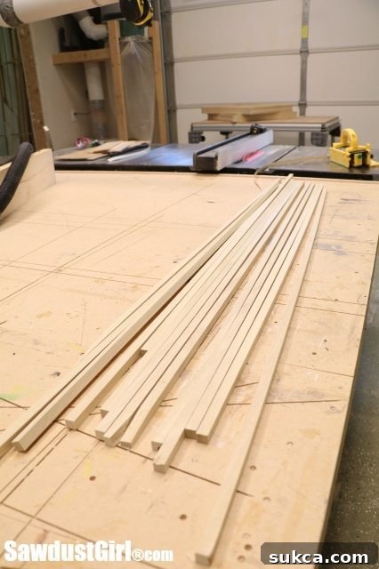 Preparing wood for custom drawer runners by planing