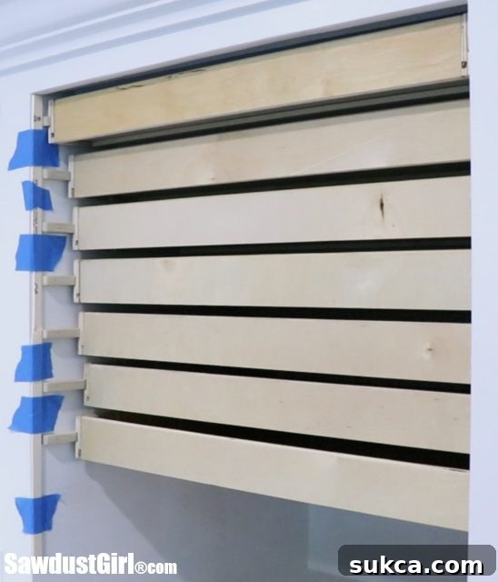 Using a Spacer for Consistent Gaps During Drawer Front Installation