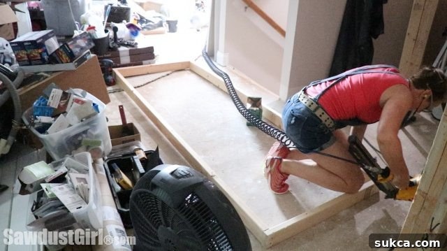 September's Home Journey 13 Loft Remodeling Update: Tight Space for Wall Extension Framing