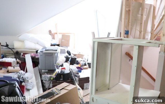 September's Home Journey 7 Loft Remodeling Update: Undeniable Clutter and Disarray
