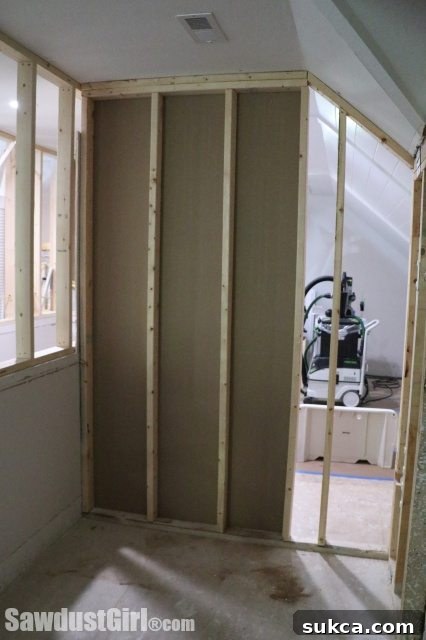 September's Home Journey 9 Loft Remodeling Update: Clear Access to the Wall for Plumbing