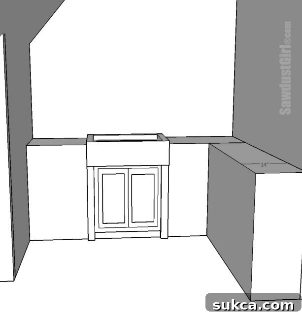 Utility sink area design options