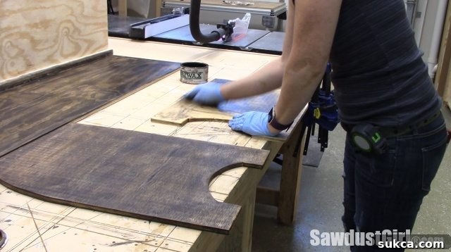 Pre-Finishing Side and Back Panels