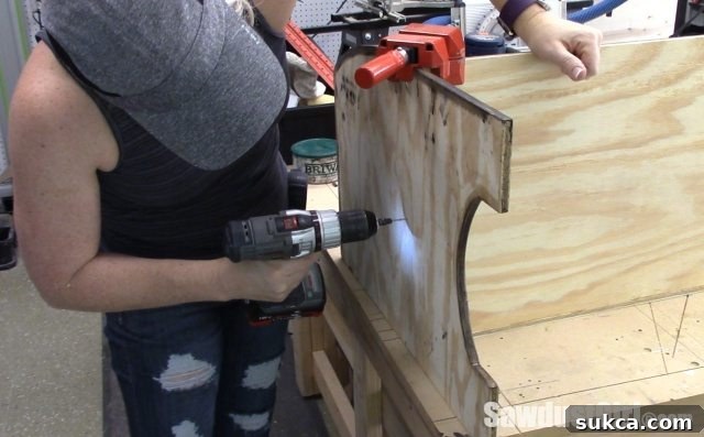 Securing Side Panels with Angle Clamps
