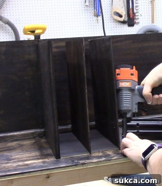Securing Center Divider