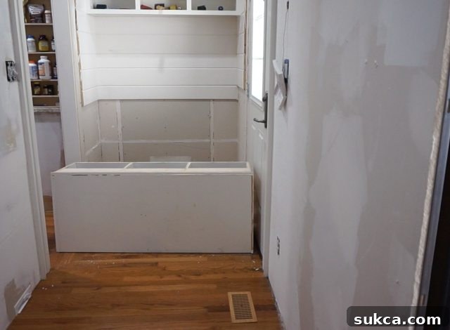 Tear Out Day Kitchen Entry Makeover Day One 12 Kitchen Entry Makeover - Demolition
