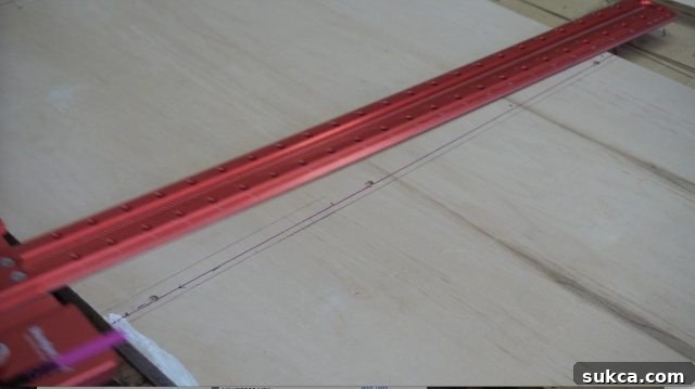 Marking divider locations for entry cabinet drawers
