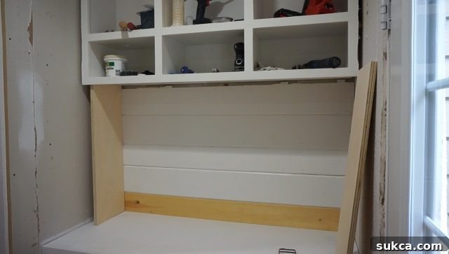 Hutch with power outlet Planning electrical outlet for hutch