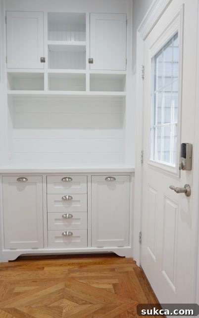 Interior Progress: Crown Moulding and New Elements in Our Kitchen Entry Makeover