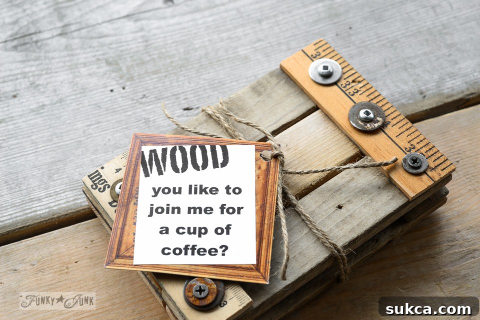 Funky Junk Reclaimed Wood Coasters