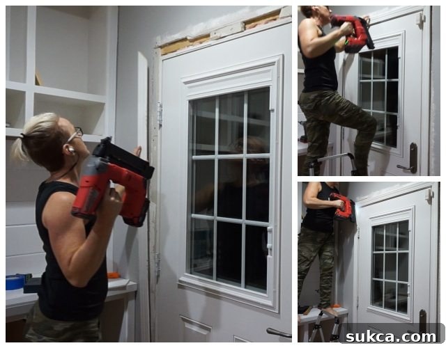 Reinstalled Bulk-Up Trim