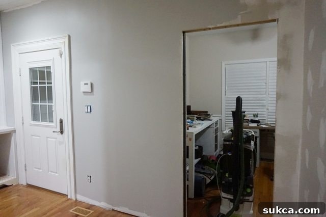 Quick Reinstallation of Trim Around Entry Door