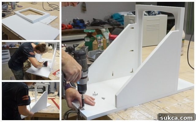 Tilt-out Storage Cabinet Painting Components