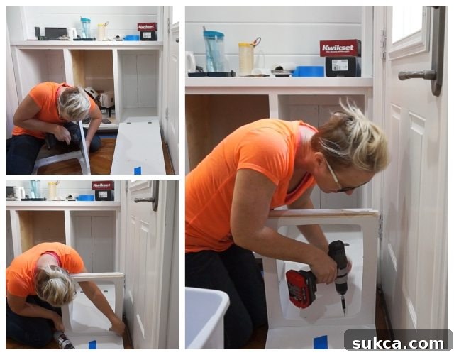 Tilt-out Storage Cabinet Reattachment Again