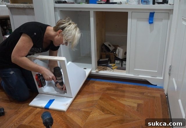 Tilt-out Storage Cabinet Second Cabinet Assembly