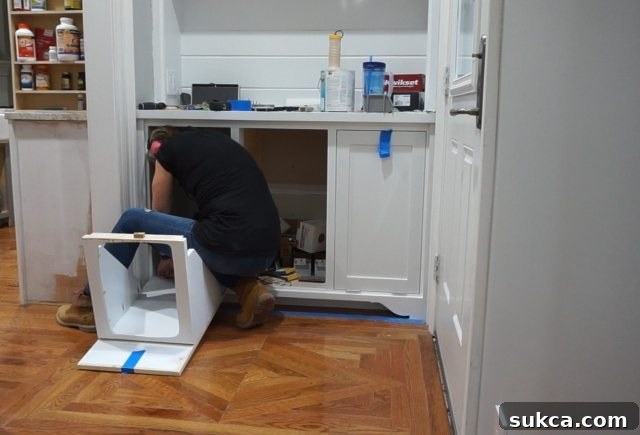 Tilt-out Storage Cabinet Hinge Adjustment
